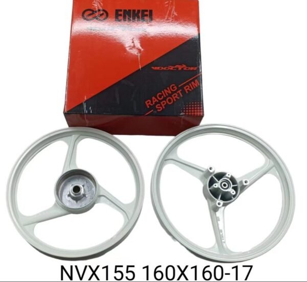 NVX155 V1/V2 3 LEG SPORT RIM ENKEI DOCTOR (160-160X17) SILVER